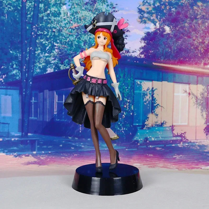 Figurine One Piece - Nami Style Steampunk (19cm avec Accessoires)