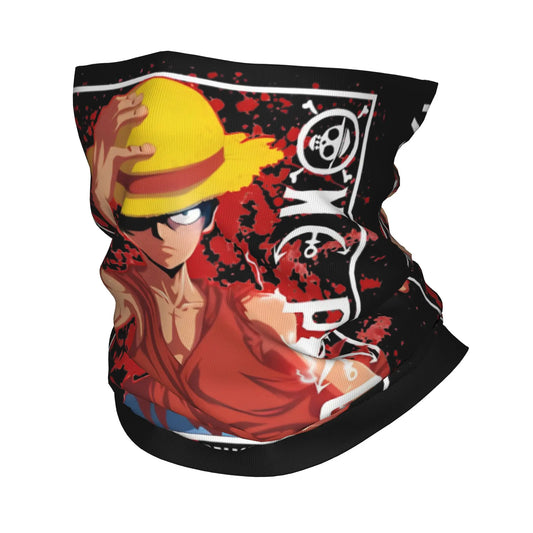 One Piece-Schlauchschal – Ruffy mit Blick zurück