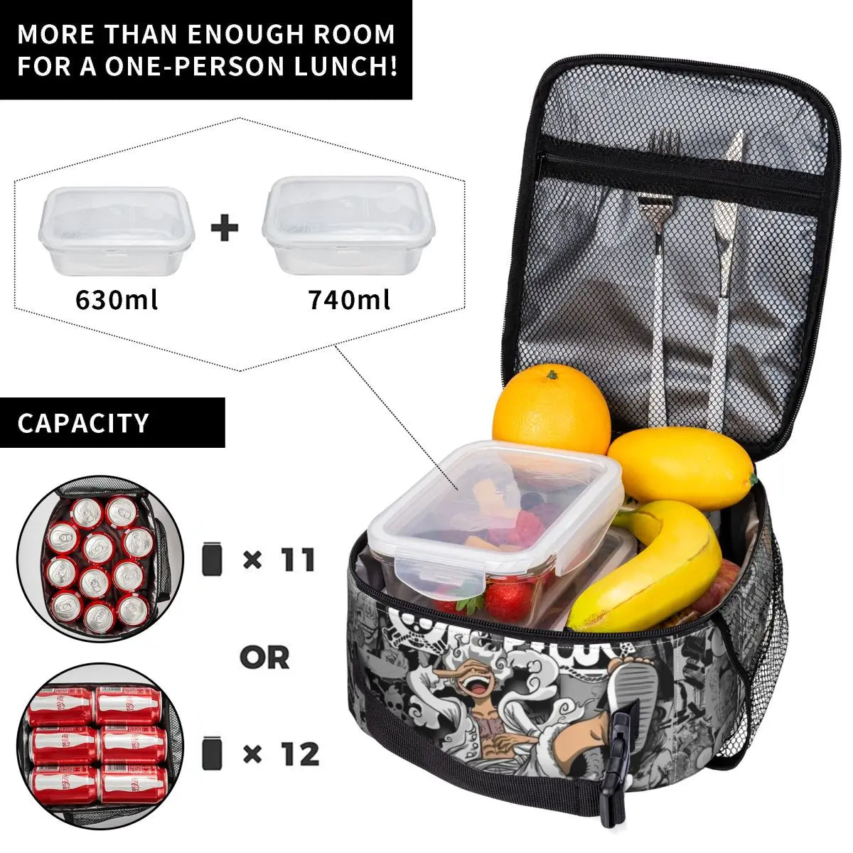 Sac isotherme One Piece – Équipage du Chapeau de Paille Réuni