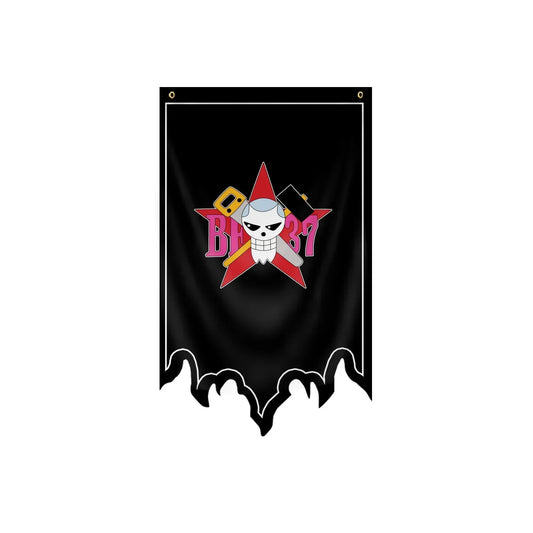 One Piece-Flagge – Jolly Roger von Buggy dem Clown