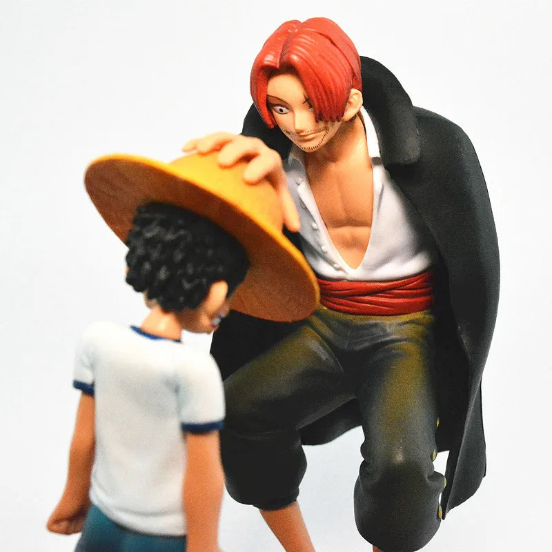 Figurine One Piece - Scène Culte Luffy & Shanks (Le Passage du Chapeau)
