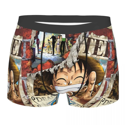 Boxershorts – Ruffy & Shanks Sepia