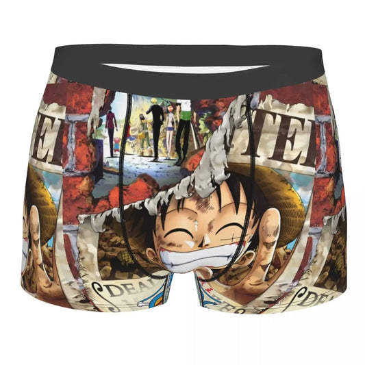 Boxershorts – Ruffy & Shanks Sepia