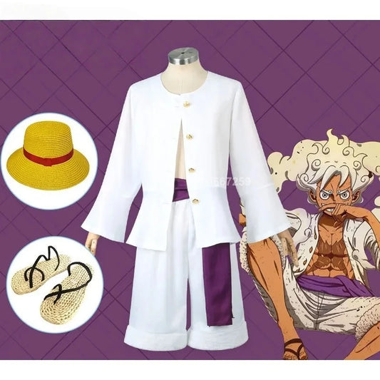 Costume Cosplay One Piece - Tenue Classique de Monkey D. Luffy